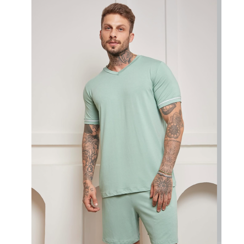 Pijama Básico Curto Zion